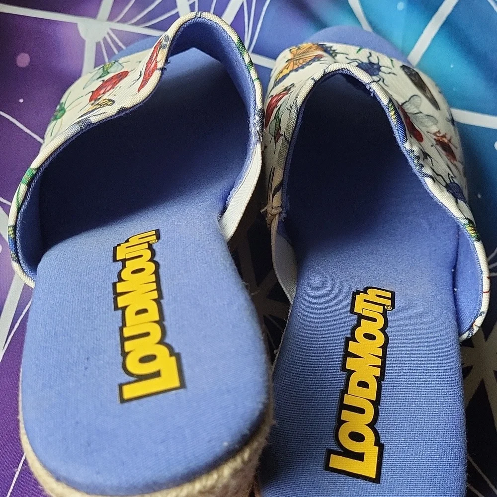 🪲Loudmouth Marlene Bug Out Espadrille Wedge